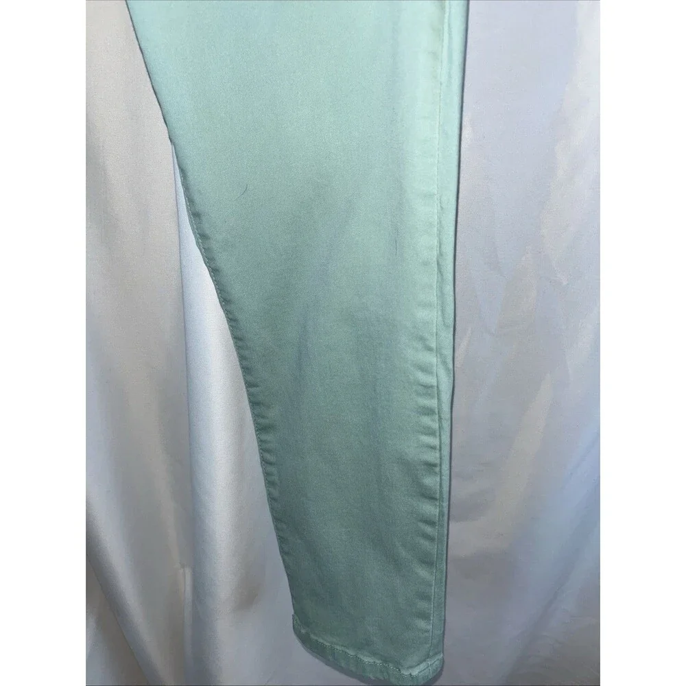 Democracy Ab Solution Women’s Petite Ankle Skimmer Jean Chino Pants Size 8P Mint